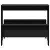 VidaXL Ensemble table à manger et bancs 3 pcs noir bois d'ingénierie, ensemble de table à manger, table à manger avec bancs, 855531