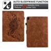 For Samsung Galaxy Tab A7 10.4 (2020) T500/T505 Case Mandala Imprinted Leather Tablet Cover with Card Slots