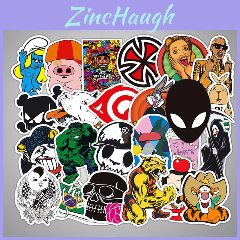 Versatile 100 Pcs Skateboard Stickers For Cars Laptops And Luggage With Stylish Appeal