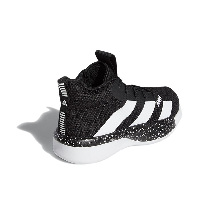 Adidas Pro Next K Durable Mid-Top Kids Basketball Shoes Kids Sneakers Black White EH3061