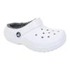 Crocs Classic Lined Casual Comfortable Warm Slippers Kids Slippers White Gray 207010-10M