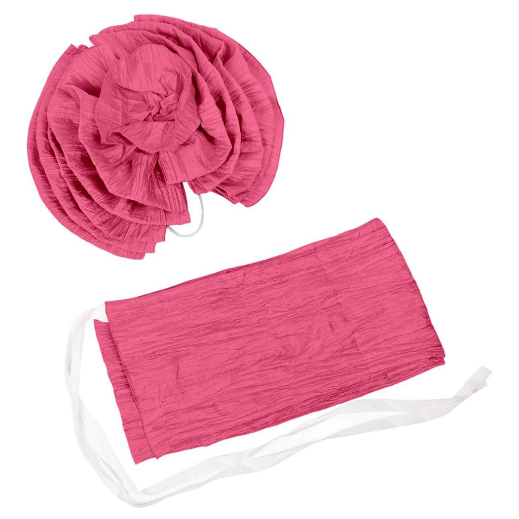 KYOETSU Yukata Flower Ball Size Cherry Women's Pre-Obi Obi, Pattern, 9.