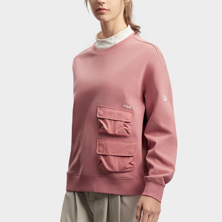 New FILA Sweatshirt Women's Foam Pink A11W417204F-PK