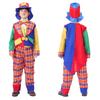 Zestaw Kostiumu Klauna dla Dzieci 5 Sztuk Zawiera Płaszcz Spodnie Buty Klauna Kapelusz Klauna Akcesoria do Kostiumu Klauna na Halloween Cosplay