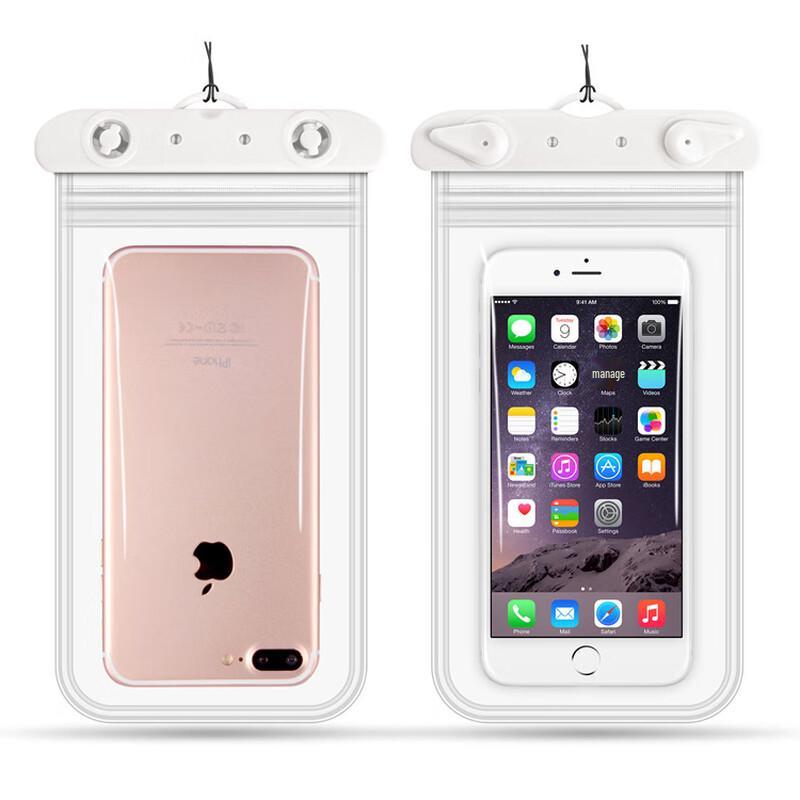 Двухслойный прозрачный водонепроницаемый чехол-сумка для телефона