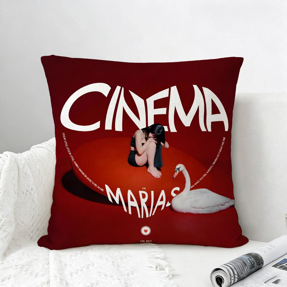 Band The Marias Cushion Cover Natural Linen Pillowcase Set AllinOne Decor for Sofa Bedroom Chair