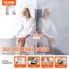 Shower Chair 360 Degree Rotating, Adjustable Height Shower Stool Seat, Bath Chair for Inside Shower or Tub, Non-Slip Bench Bathtub Seat Stool for