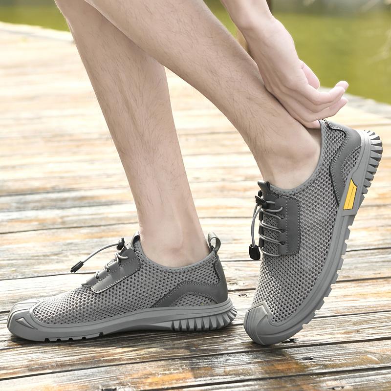 Fashion Men's Casual Style Sneakers Running Shoes Mesh Surface Refreshing Breathable Casual Flats New Arrival Non-Slip Walking Shoes