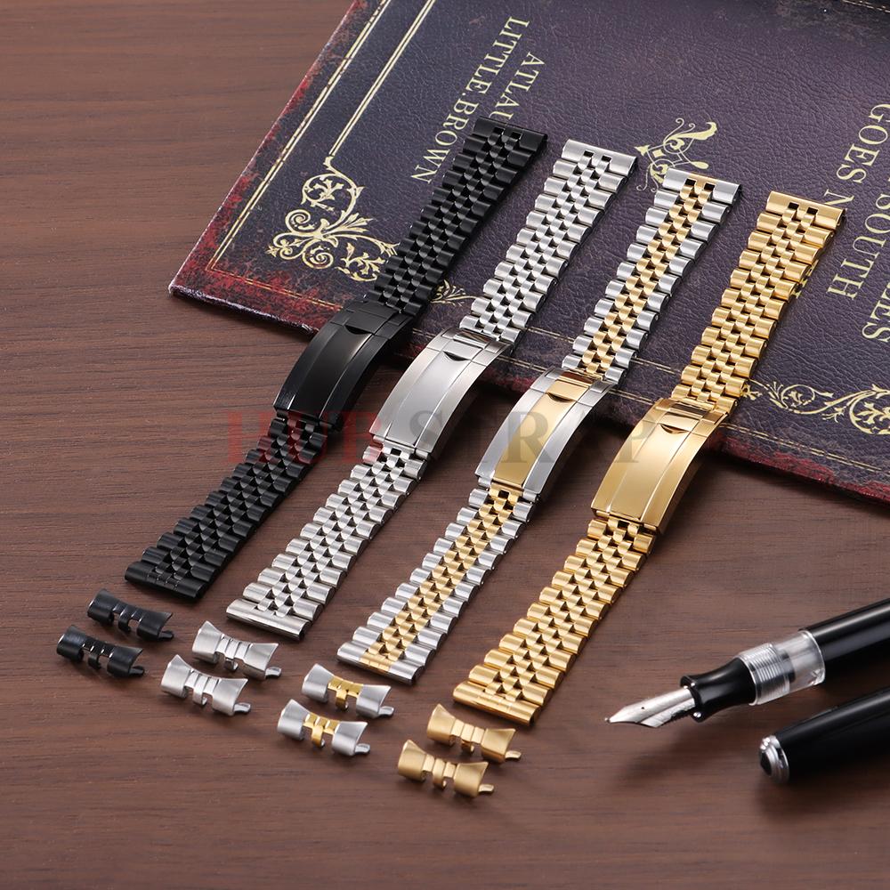 20/21/22mm Massives Edelstahl-Uhrenarmband Sport-Handgelenkband Armband für Jubilee für Rolex DAYTONA SUBMARINER Yacht-Master GMT