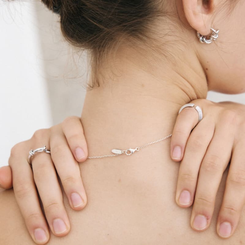 poery Twist Knot Ring_Silver