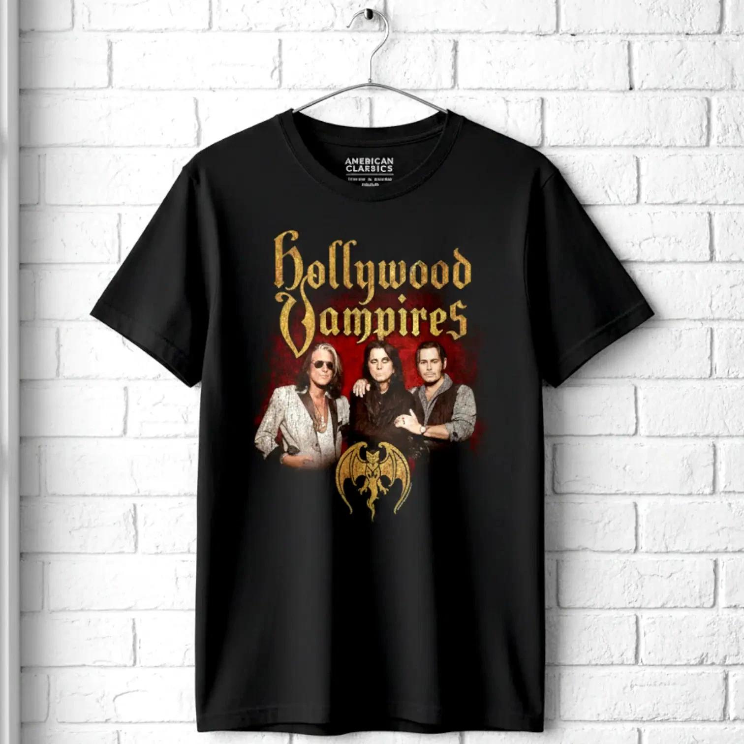 Hollywood Vampires Raise the Dead Men s T Shirt L