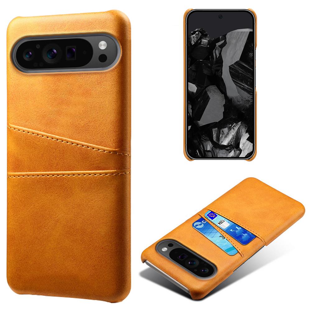 For Google Pixel 9 Pro XL Shockproof Case Hard PC Card Holder Back Phone Cover