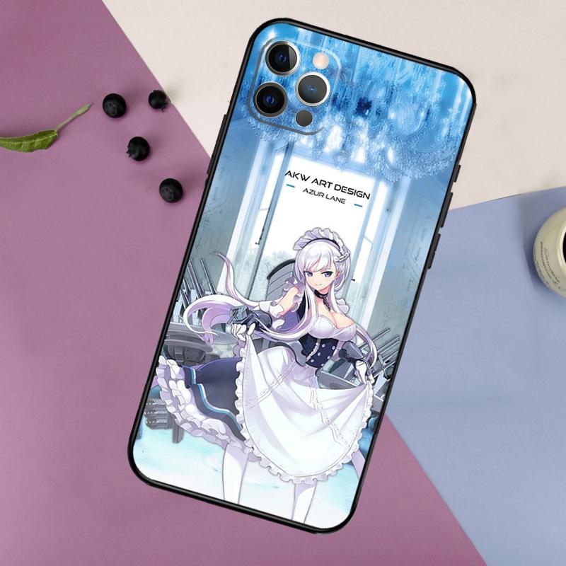 Azur Lane Game Phone Case For iPhone 16 15 14 13 11 12 17 Pro Max mini 15 16 Plus 16e 17 Air Bumper Cover