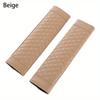 2pcs Soft Car Seat Belt Covers Faux Leather Shoulder Cushion Protectors for Enhanced Comfort and Style Car Accessories