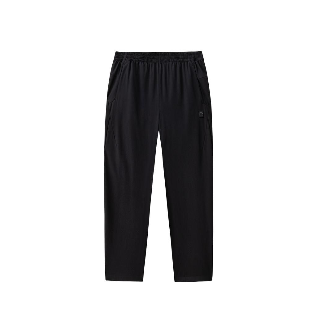 Anta Training Long Pants Woven Summer Casual Pants Men bottoms Basic-Black 952627505-3