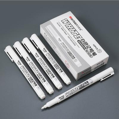 Pennarello bianco impermeabile, pennarello per pittura artistica non cancellabile, pennarello da 1 mm