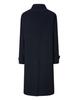 HAZZYS [His] Wool Cashmere Blend Balmacaan Coat Navy