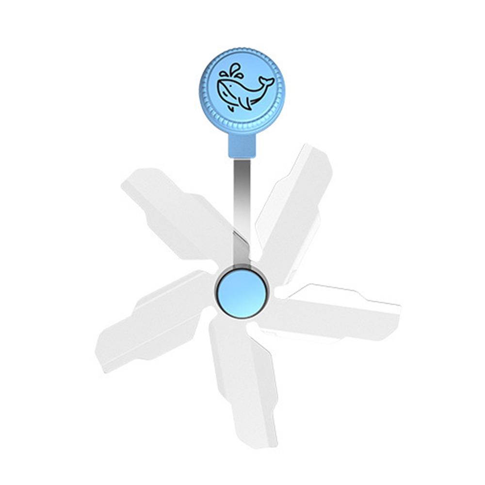 

Ветряная мельница Форма Ветровое стекло для кондиционера Регулируемые углы Направляющая крышка для обдува синий