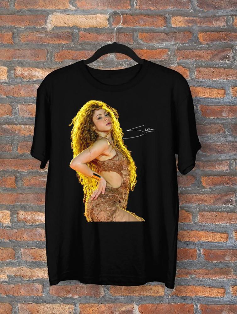 НОВАЯ Футболка Shakira Signature 2025 Черная Все размеры Подарок Фанатам Унисекс Футболка M