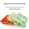 Disposable 4-Compartment Meal Prep Containers with Lids