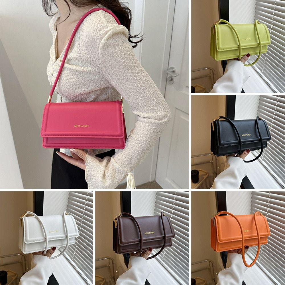 

Сумка на плечо из искусственной кожи, однотонные сумки, простая сумка-тоут для женщин и девочек