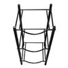 Water Bottle Jug Stand Single Row 3 Tier Water Dispenser Rack Detachable Water Storage Shelf for Home Office Black