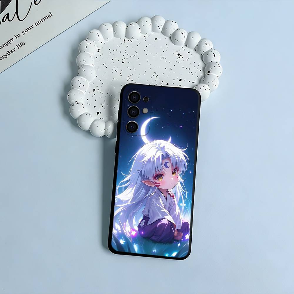 Half-Demon -nuyasha Phone Case For Samsung S25,S24,S21,S22,S23,S30,Ultra,S20,Plus,Fe,Lite,Black Soft Silicone