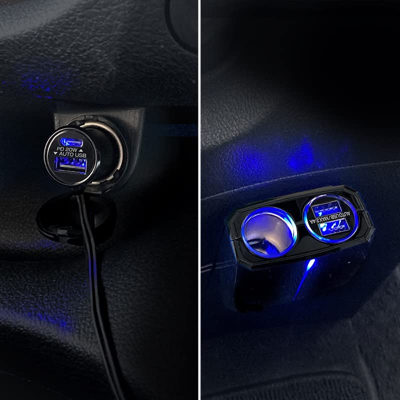 Kashimura Separate Socket with USB Charging Compatible Plug NKX-229 PD/Fast