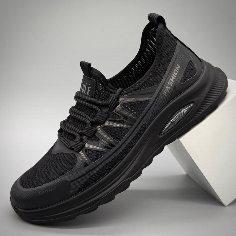 Men s Trendy Flyknit Running Shoes - Magnetic Vibration Massage, Breathable, Anti-Odor, Lightweight, and Casual 38