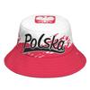 Poland Free Custom Name Logo Print Photo Pol Fisherman Hat Nation Flag Pl Republic Polska Polish Country College Bucket Cap