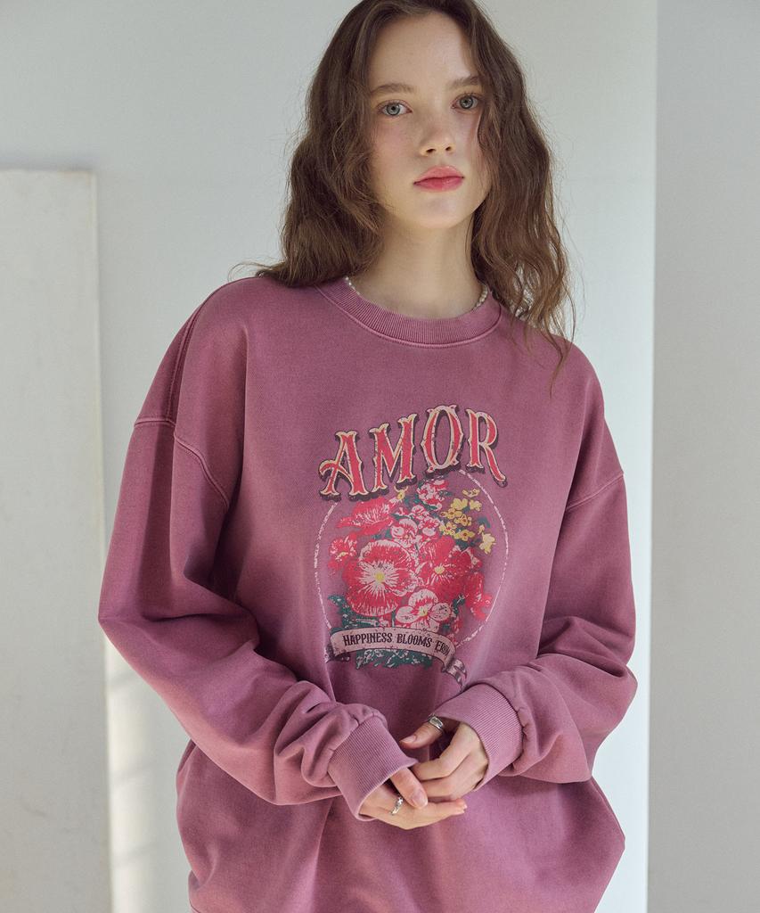 CPGN STUDIO Begonia Pigment Sweatshirt Dusty Pink