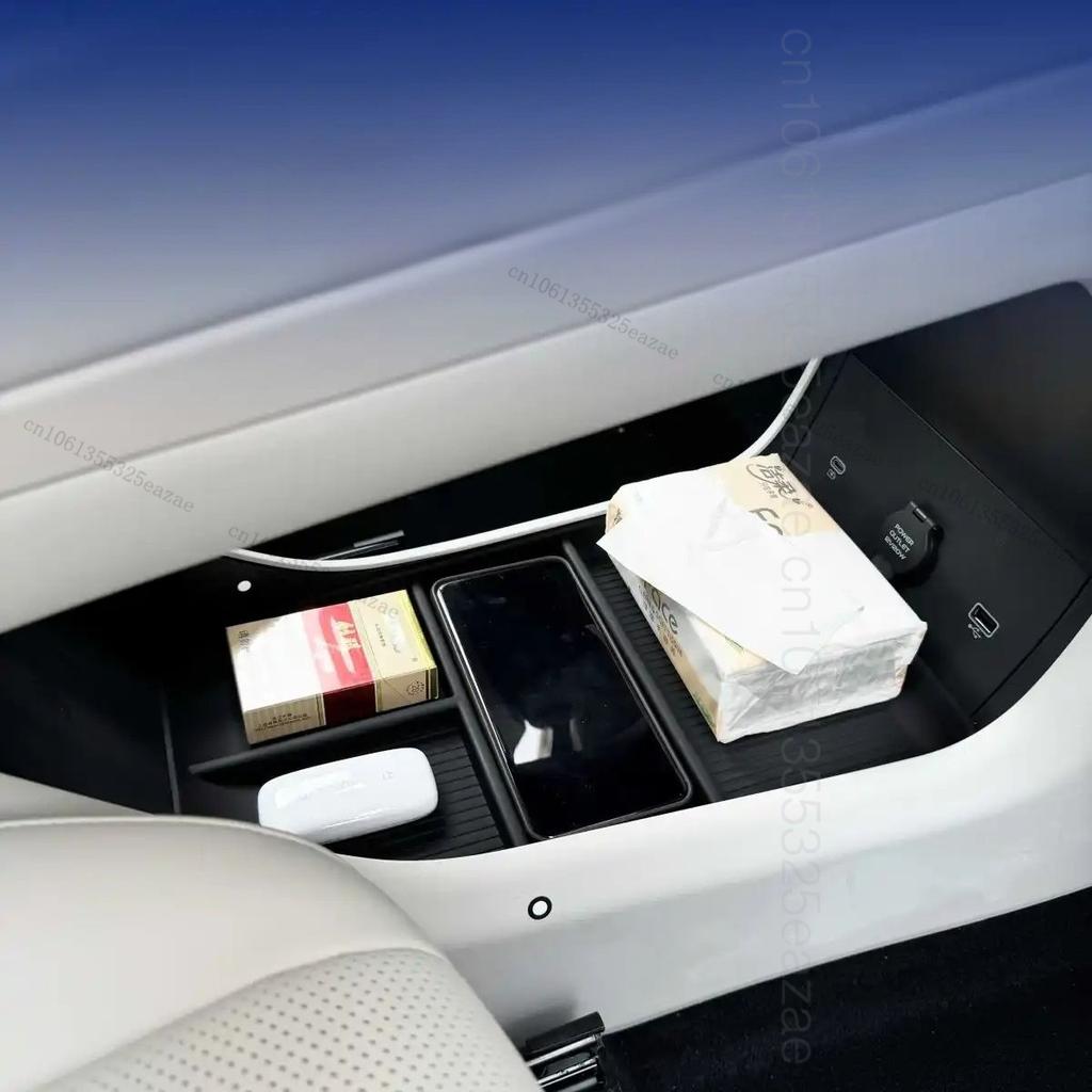 Boîte de rangement sous accoudoir de console centrale de voiture Pour Geely EX5 Galaxy E5 Proton e.MAS 7 Accessoires intérieurs 2025 2024
