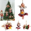 Angel Resin Christmas Tree Decoration Ornament Home Hanging Party Props Gifts