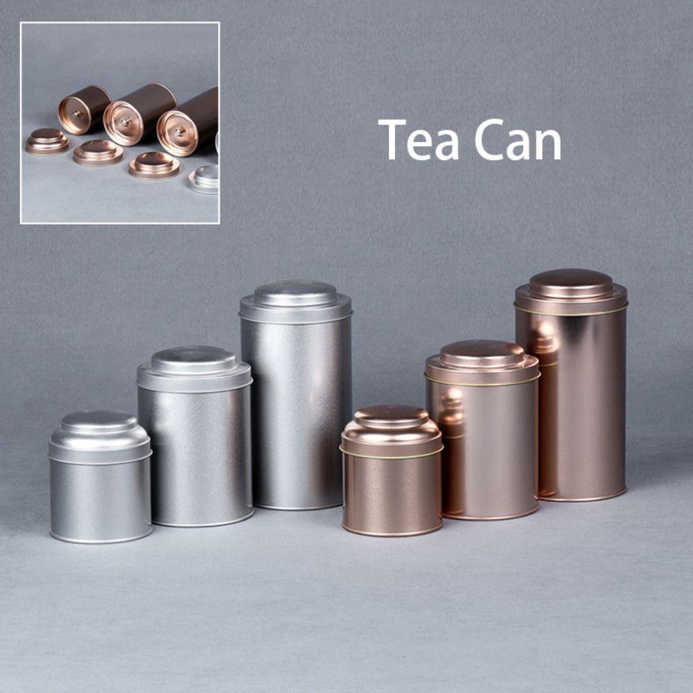Sealed Double Lid Tea Can Portable Jar Creative Gift Tea Tin Containers  Green Tea
