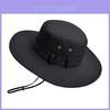 Outdoor Sun Protection Fisherman Hat With Wide Brim And Breathable Nylon For Women And Men