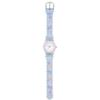 J-AXIS Kids Watch Tiara Ribbon Colorful Yume Kawaii Analog Disc Second Hand Girl Child Commute TCL77 Light Blue S