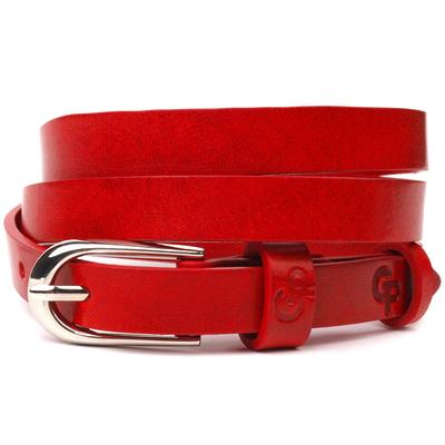 Heller Damen-Ledergürtel GRANDE PELLE Ledergürtel 21439 Rot