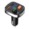 F07 Car Charger with Bluetooth MP3 Player, Digital Display, FM Transmitter, and Dual USB Ports