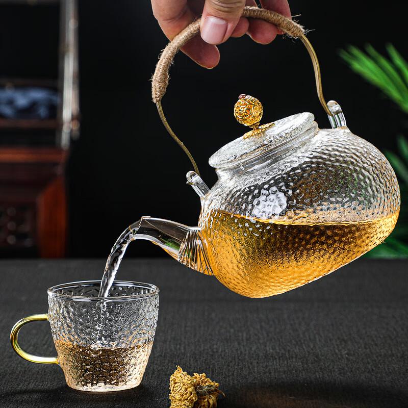 Shangqi Hammered Glass Teapot