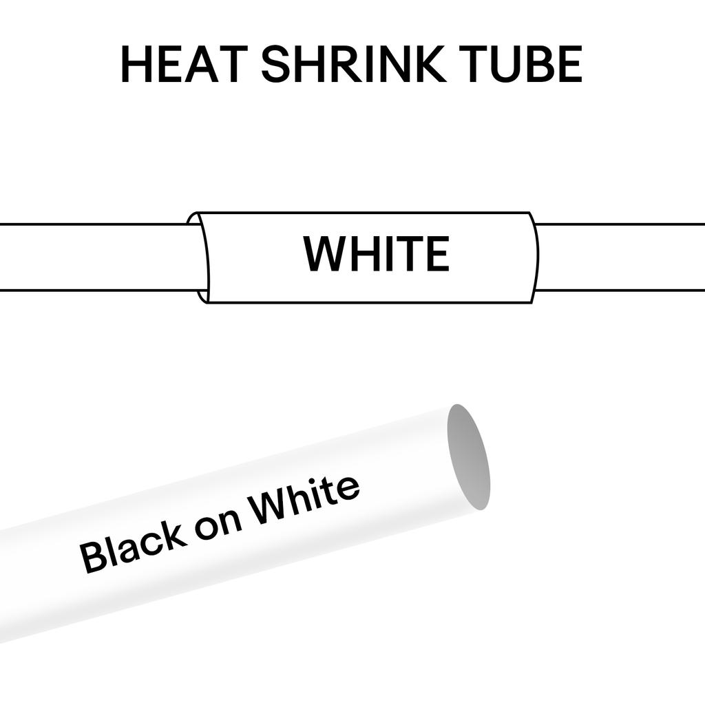 1PK Compatible for DYMO 18051 18052 18056 Rhino Heat Shrink Tube Industry Tape for Label Writer and Industrial Label Maker