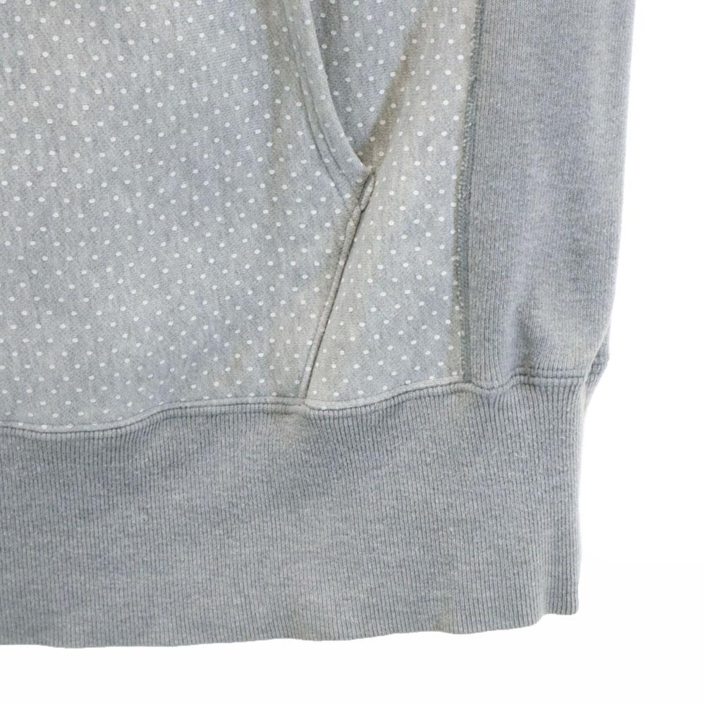 Champion Beams Exclusive Mono Blue Replica Dot Pattern Long sleeve Reverse weave Sweatshirts Women Used