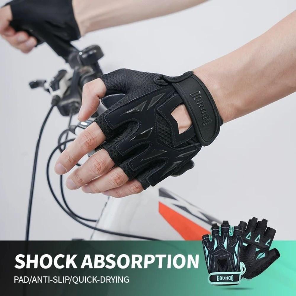 Wrist Guard Weightlifting Gloves Anti-Slip Half Finger Cycling Gloves Accessories