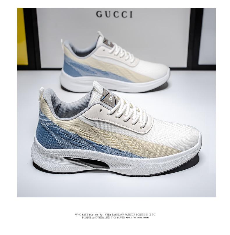 2024 Men's Breathable Soft Sole Casual Running Shoes - Comfortable, Wear-Resistant, Fashionable Sports Sneakers