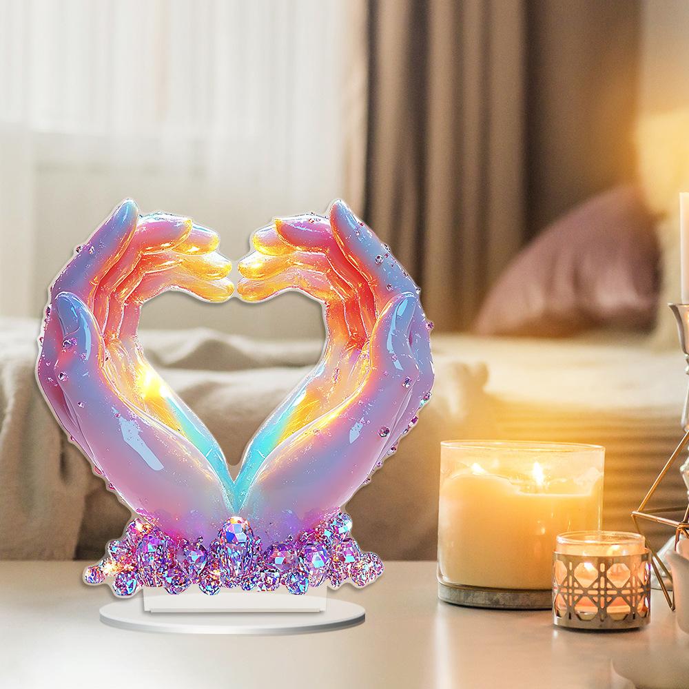 Valentine's Day Color Guardian Love Ornament Holiday Party Table 2D Decoration Crafts Alec Waterproof Wear-resistant Decoration