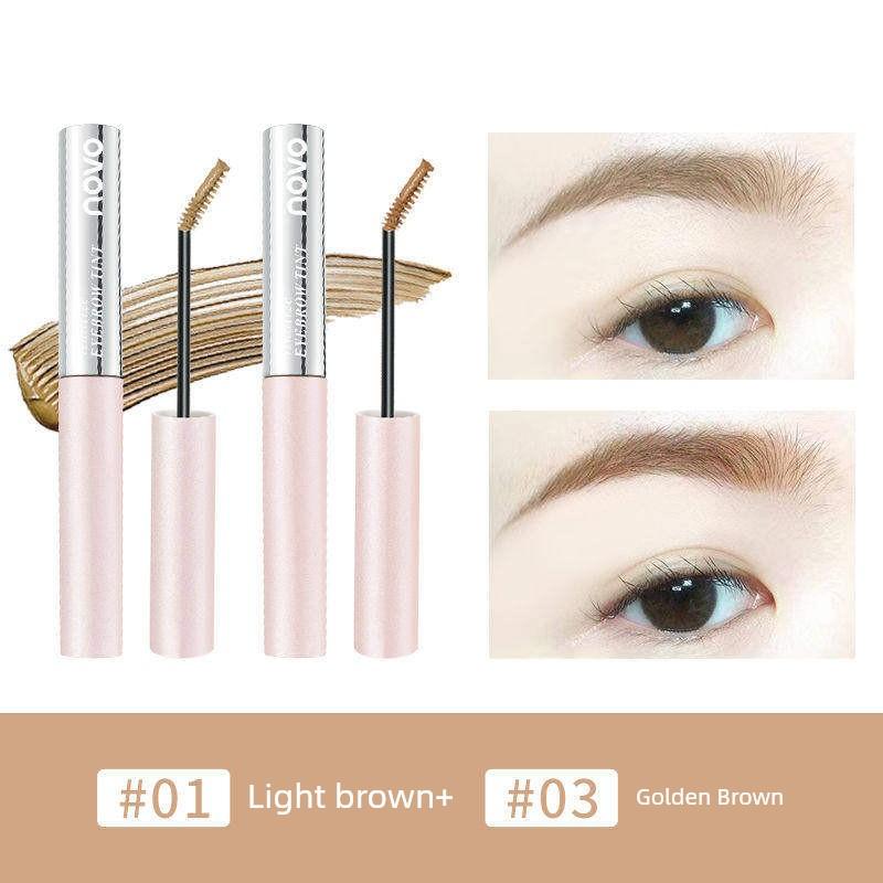 Novo Eyebrow Dye Light Color Korean Style Pink Brown Waterproof Sweat-Proof Long-Lasting Non-Fading Wild Eyebrow Pencil for Women Styling Beginners
