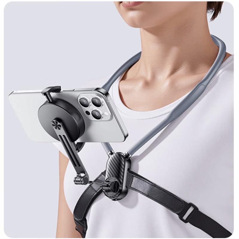 OLOEY Magnetic Neck Mount for Action Cameras & Smartphones