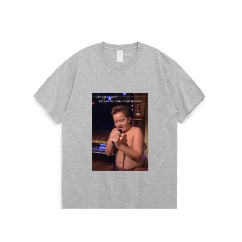 Herren Damen T-Shirts Gibby Singt Icarly Meme Druck T-Shirt Street Niedlich Übergröße Oberteil Paar Rundhals T-Shirts