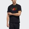 adidas Casual Sports Crew Neck Short Sleeve T-Shirt Unisex Tops Black GP1861