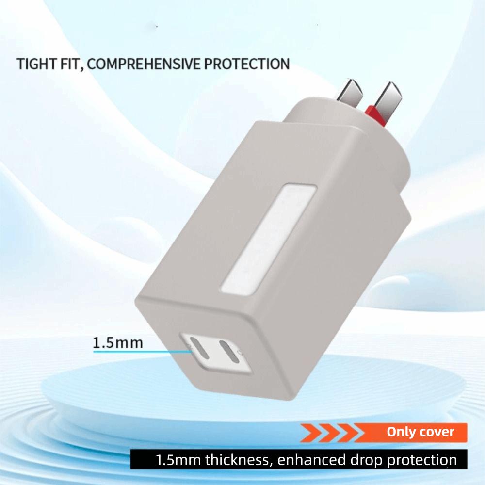 Shockproof Soft Charger Case for OnePlus 120W Dual-port GaN Charger Daily Use