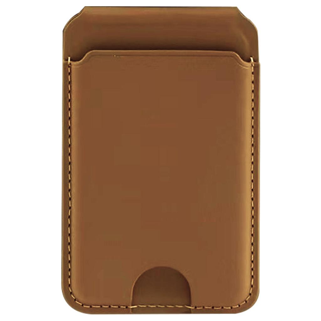Phone Card Holder for iPhone 12-16 Series PU Leather Folding Kickstand Card Bag